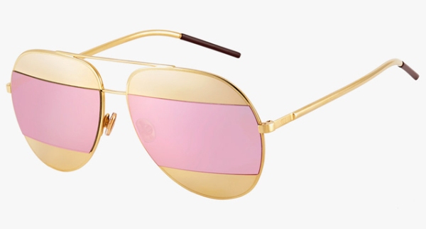 Солнцезащитные очки DiorSplit с розовыми линзами