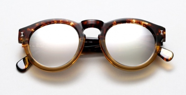 Солнцезащитные очки Illesteva Leonard Brown Mercury Mirror