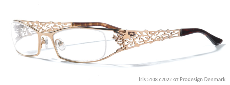 Золотые и позолоченные оправы, очки IRIS 5108