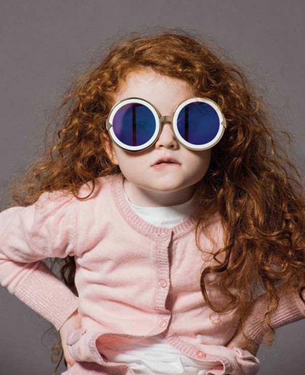 Солнцезащитные очки Karen Walker, рекламируют дети