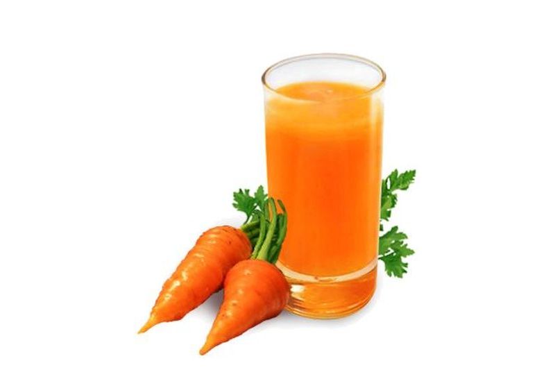морковный сок - питание для глаз