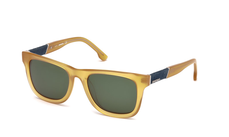 Солнцезащитные очки Diesel 2013 с джинсовыми вставками