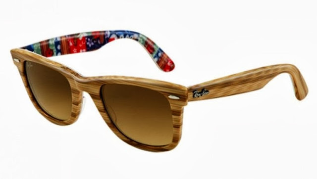 Солнцезащитные очки Ray-Ban Wayfarer RB2140-116 в текстуре под дерево