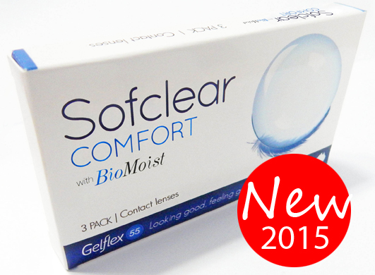 Новые контактные линзы Sofclear Comfort (with) BioMoist купить цена