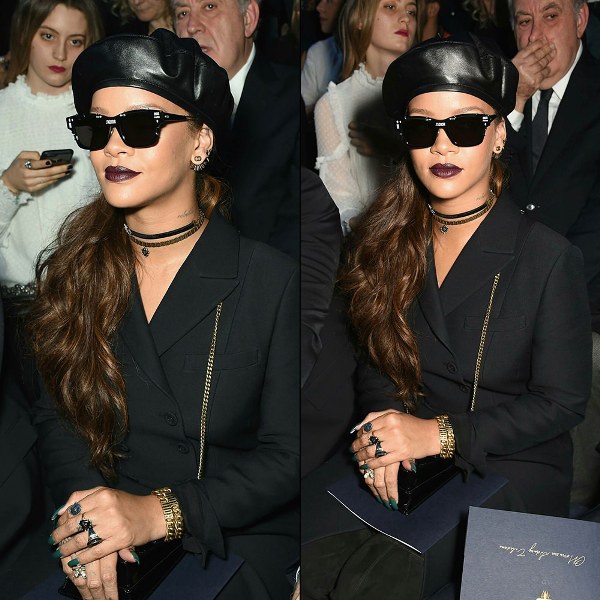 Рианна носит солнцезащитные очки Dior JADIOR 2M22K