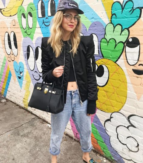 Кьяра Ферраньи (Chiara Ferragni) в очках