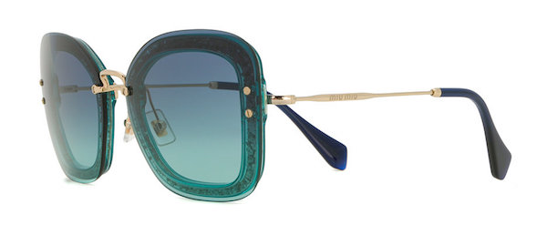 Солнцезащитные очки Miu-Miu SMU002T с кристаллами