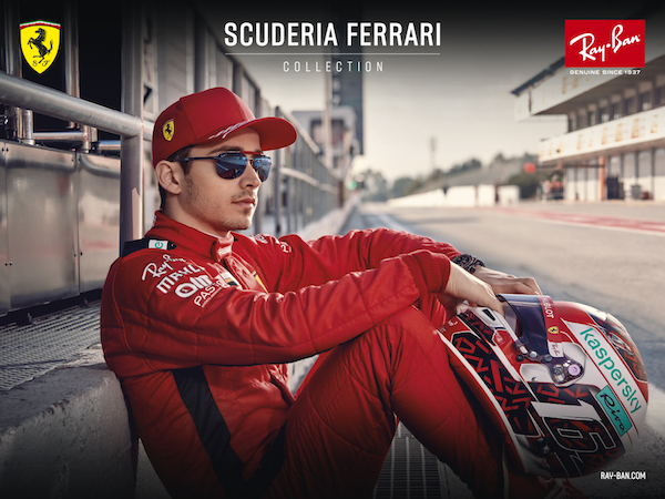Ray-Ban для гоночной команды Scuderia Ferrari - для настоящих лидеров и победителей.