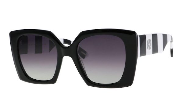 Cолнцезащитные очки KWIAT черные с белым