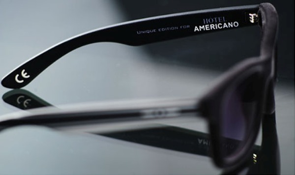 Солнцезащитные очки Italia Independent & Hotel Americano, модель 090, черный бархат