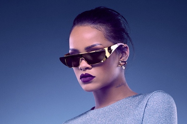 Солнцезащитные очки Dior Rihanna, золото 24 к