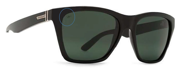 Маркировка линз Tri-Motion солнцезащитных очков VonZipper