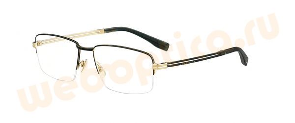 Полуободковая оправа Boss 0719 купить в москве цена, позолоченные очки