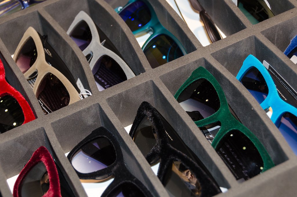 Солнцезащитные очки Italia Independent на выставке Очковая Оптика