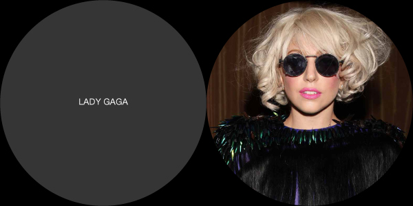 Леги Гага носит круглые очки