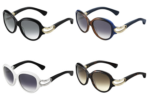 Солнцезащитные очки Alexander McQueen 2013, линейка Hertoine для женщин
