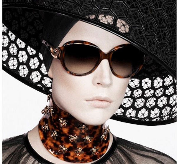 Солнцезащитные очки Alexander McQueen 2013, модель Hertoine для женщин