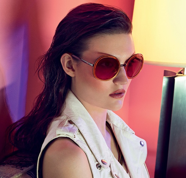 Круглые солнцезащитные очки Diesel 2013, для женщин 