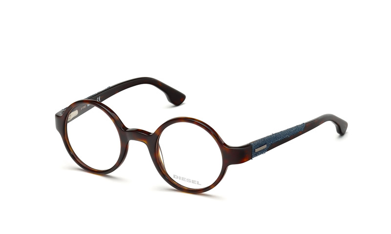 Оправы для очков Diesel 2013, круглые очки с джинсовыми вставками Оправы для очков Diesel 2013, круглые очки с джинсовыми вставками