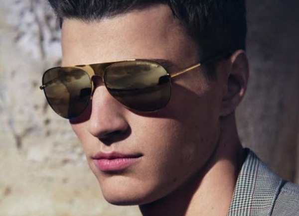 Солнцезащитные очки Emporio Armani 2013, модный авиатор для мужчин
