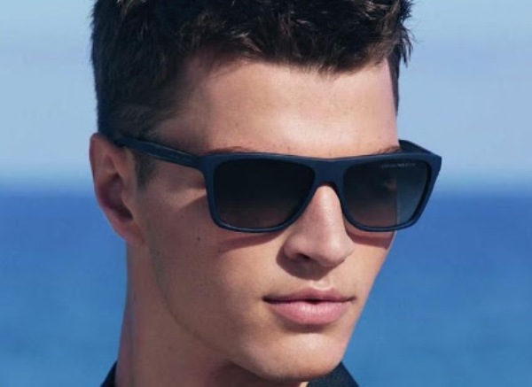 Солнцезащитные очки Emporio Armani 2013, вайфарер для мужчин