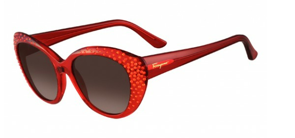 Солнцезащитные очки Salvatore Ferragamo SF6556R (кристально-красный)