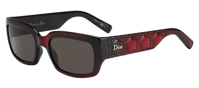 Солнцезащитные очки Dior 2013: отделка кожей на дужках