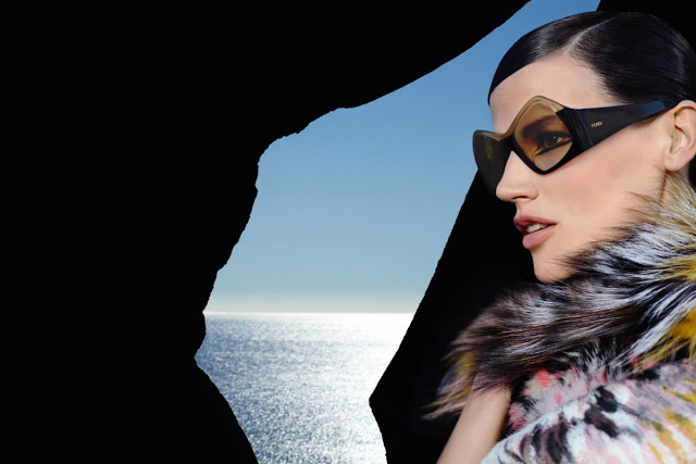 Солнцезащитные очки Fendi 2013: необычные формы