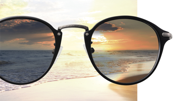 Линзы Transitions XTRActive Polarized на ярком солнце Линзы Transitions XTRActive Polarized на ярком солнце