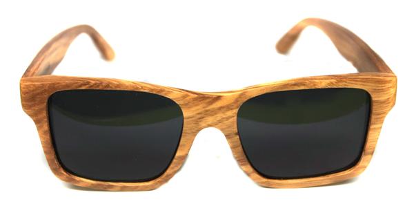 Деревянные солнцезащитные очки COOB W6095 zebrano