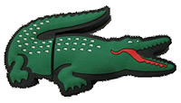 резиновый крокодильчик Lacoste