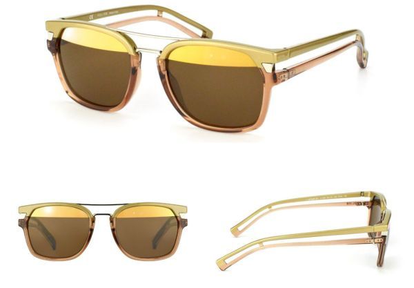 Солнцезащитные очки Police Neymar 2014, модель 1948 NV9H­, золотисто-коричневые.