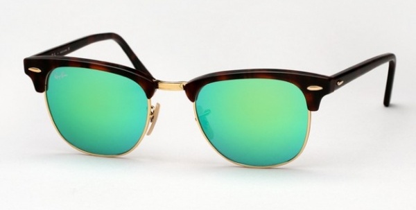 Солнцезащитные очки Ray-Ban RB3016 с зелеными линзами