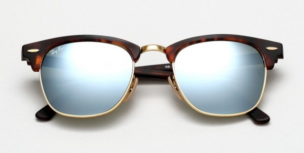 Солнцезащитные очки Ray-Ban RB3016 с серыми зеркальными линзами