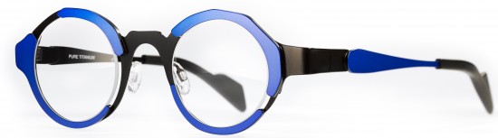 Оправы для очков Theo, гармония синего и черного Оправы для очков Theo, гармония синего и черного