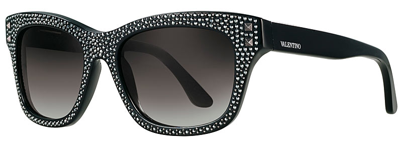Солнцезащитные очки Valentino Rockstud Noir 673SR-014