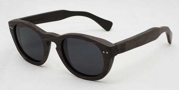 Модные солнцезащитные очки из дерева COOB, черное дерево W6008 ebony