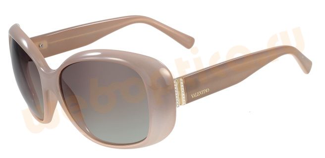 Солнцезащитные очки VALENTINO 621S, декор - стразы Swarovski
