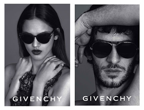 Рекламная кампания солнцезащитных очков Givenchy 2014. Для женщин и мужчин