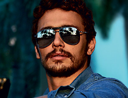 James Franco (Джеймс Эдвард Франко) стал лицом рекламной кампании солнцезащитных очков модного Дома Gucci