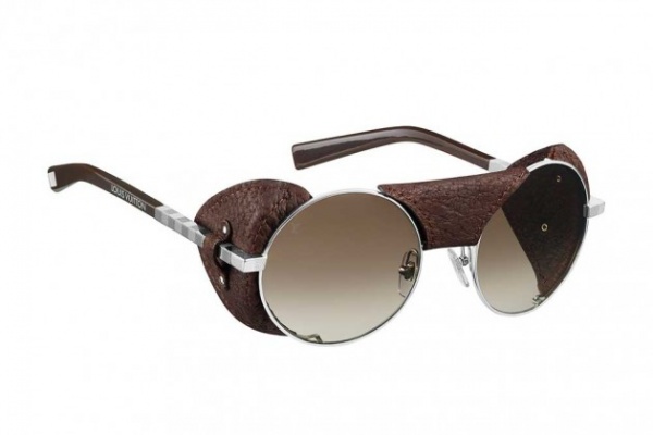 Круглые винтажные солнцезащитные очки Louis Vuitton 2013 для мужчин.