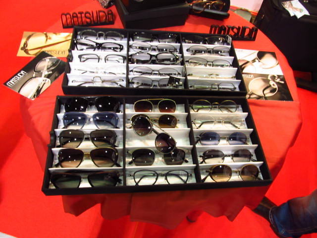 Компания Clic представила на своем стенде оправы и солнцезащитные очки Clic, Matsuda и L.G.R.